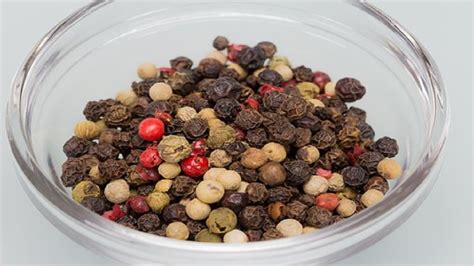 Magical properties of peppercorns